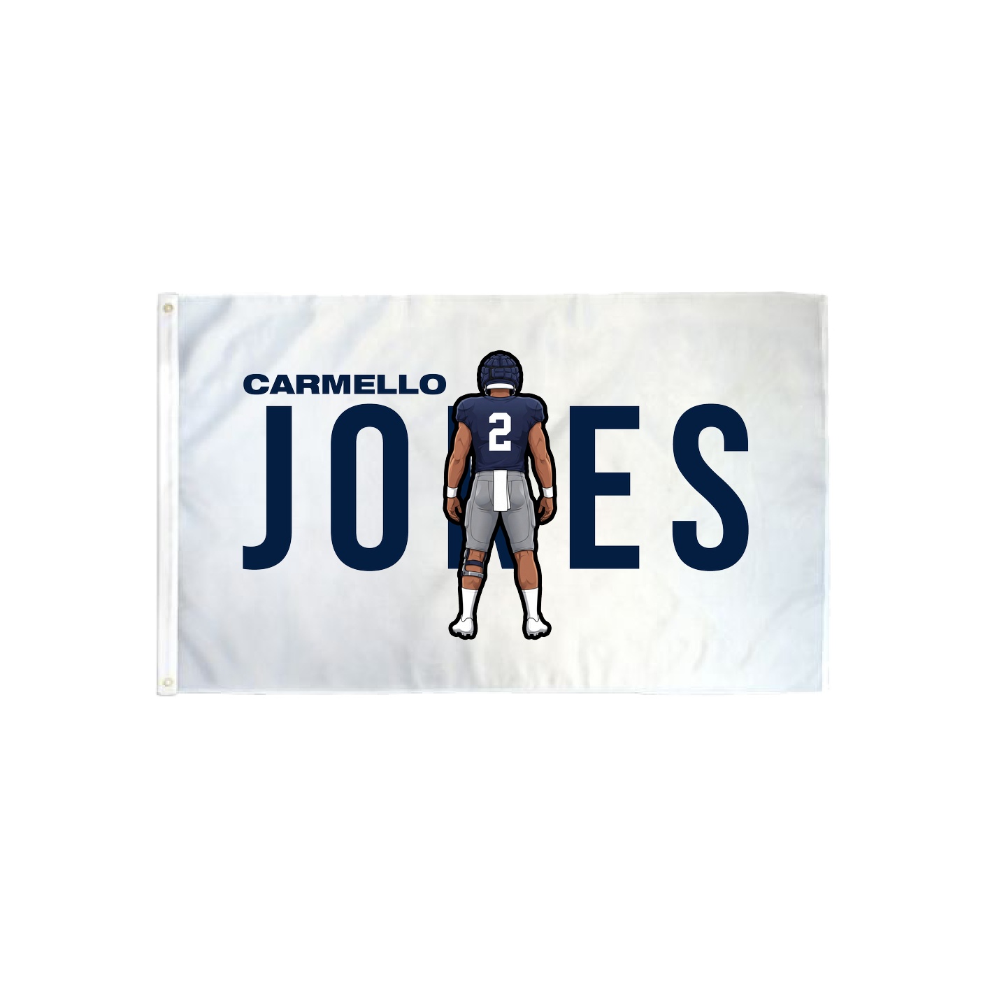 3x5 Flag — Player Name in Classic