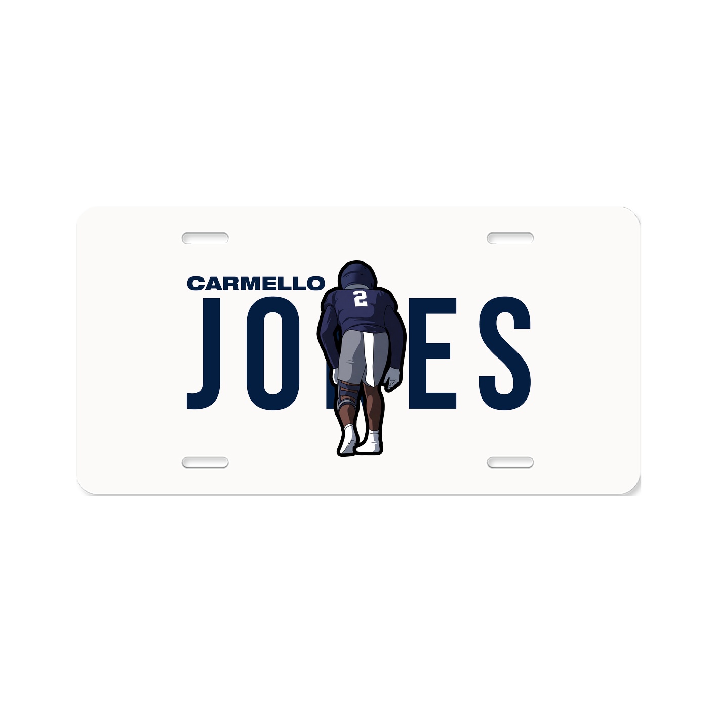 License Plate — Player Name in Classic