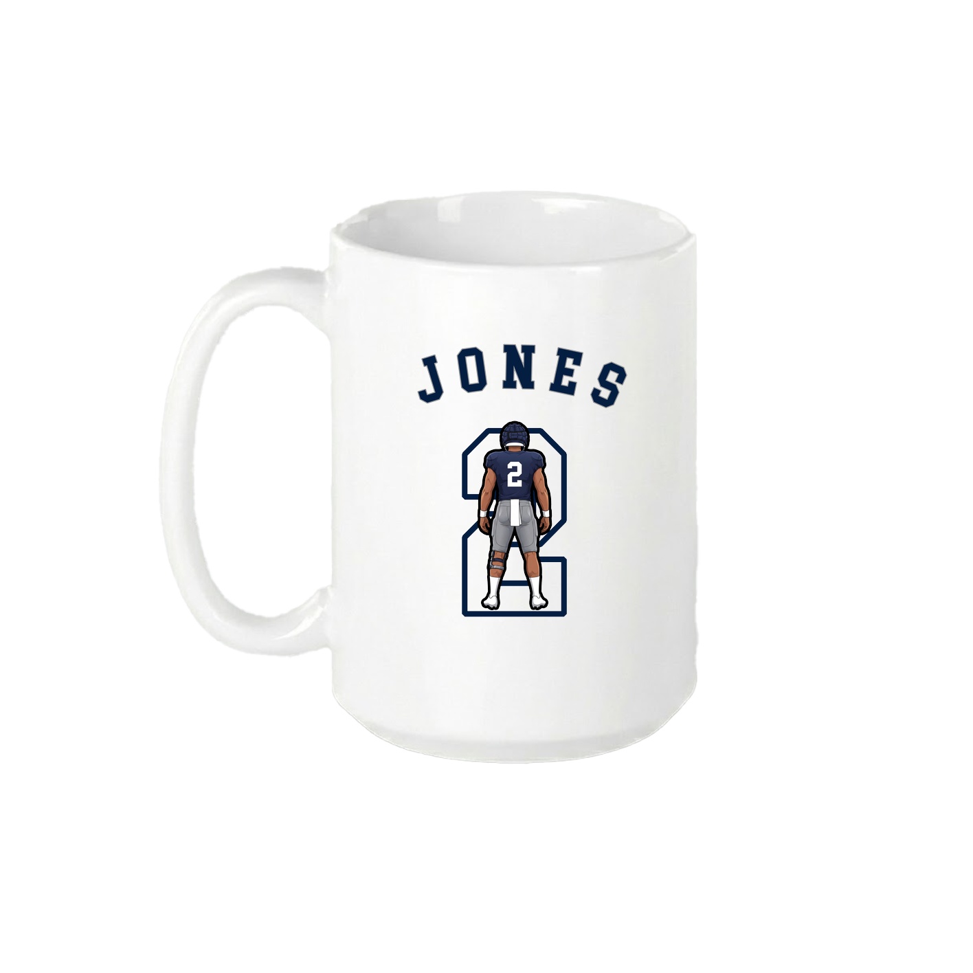 15oz Coffee Mug — Shirsey Arch in White