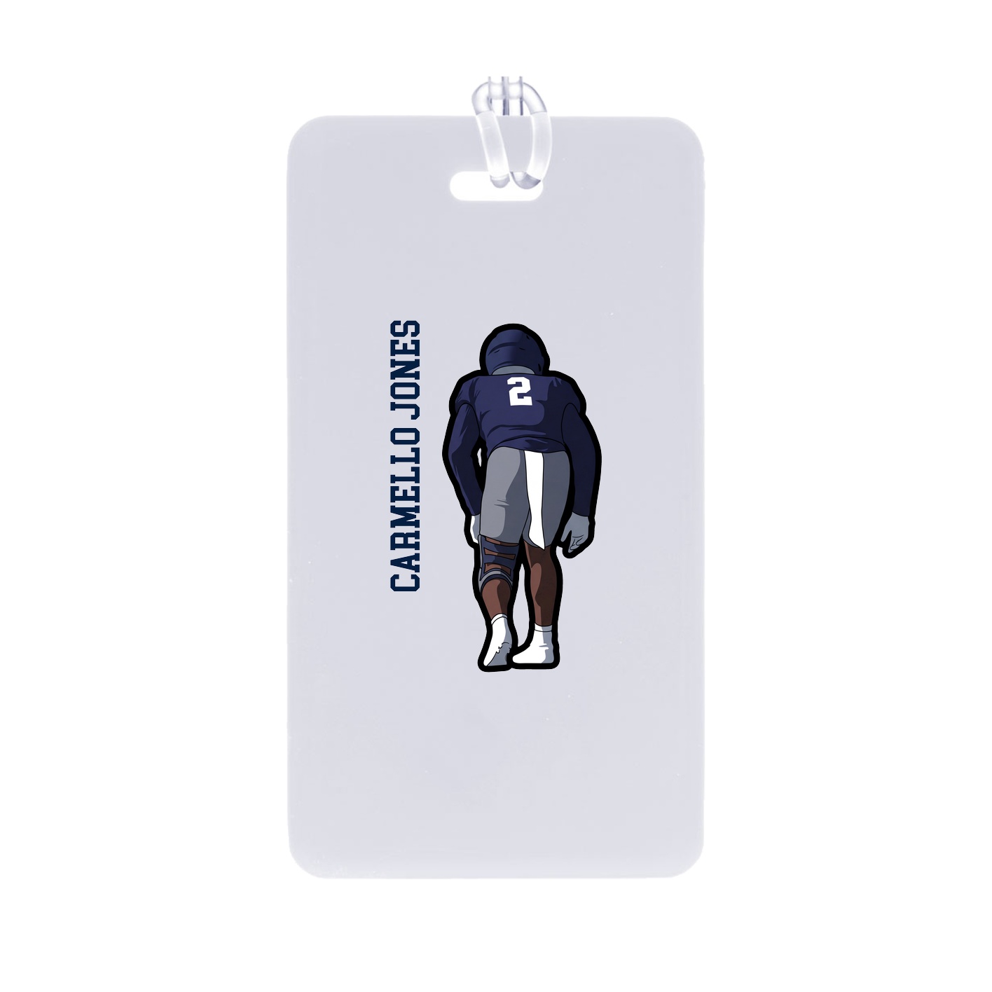 Bag Tag — Name Vertical in Classic