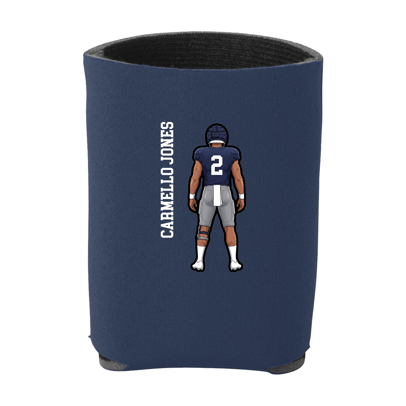 Can Holder — Name Vertical in Navy
