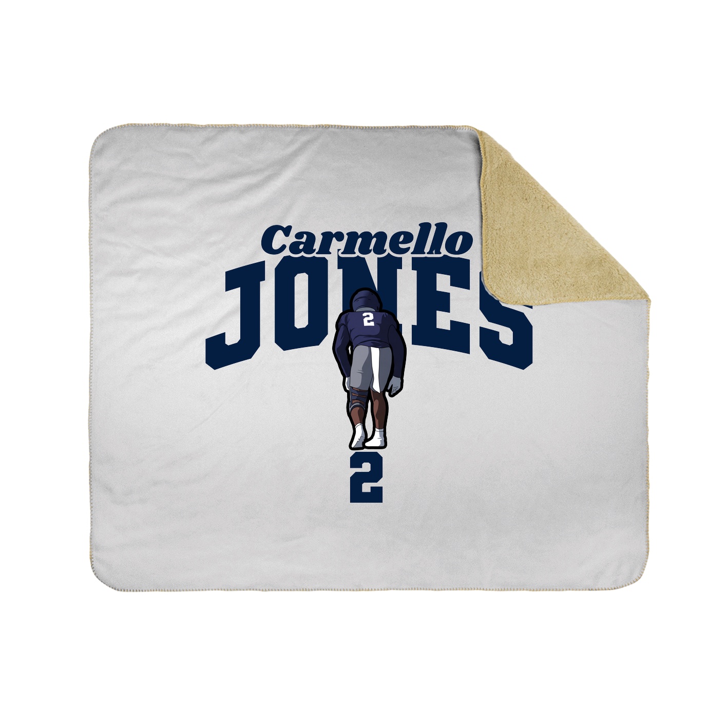 Throw Blanket — Signature Arch in White