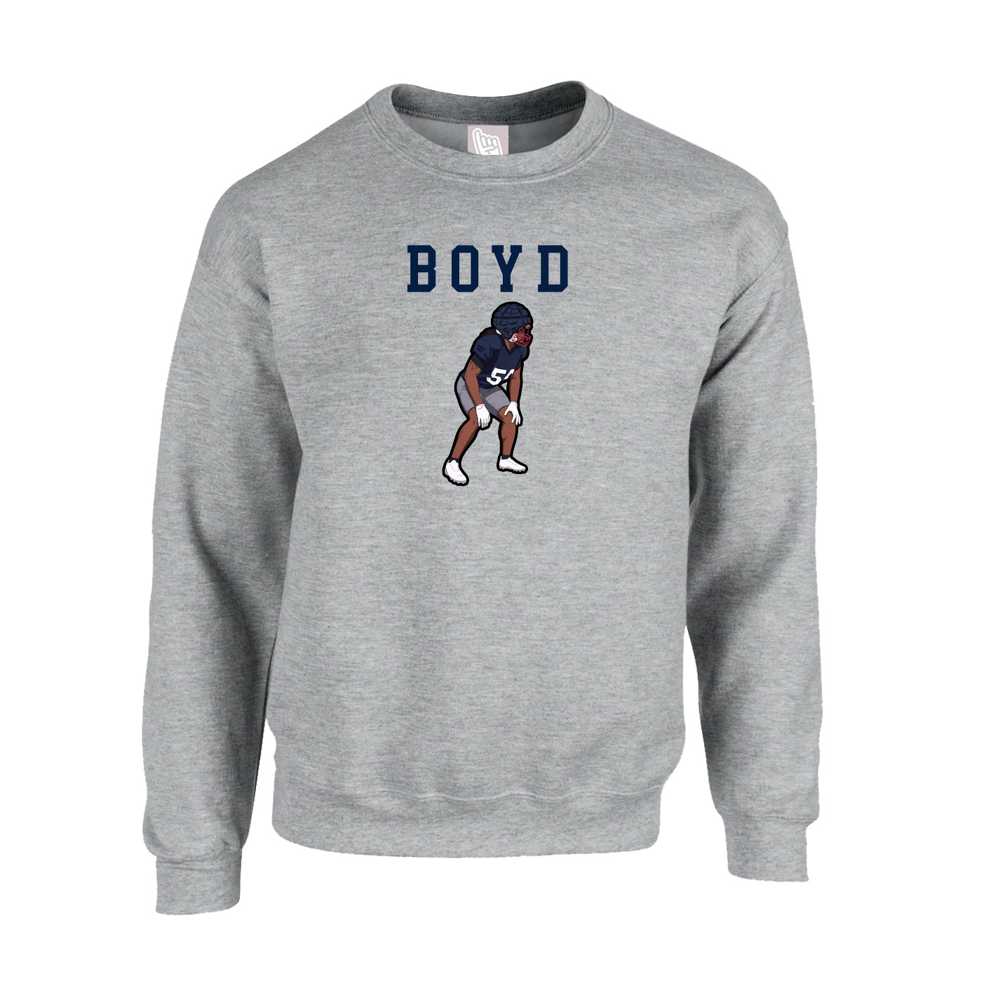 Fleece Crew — Shirsey in Grey