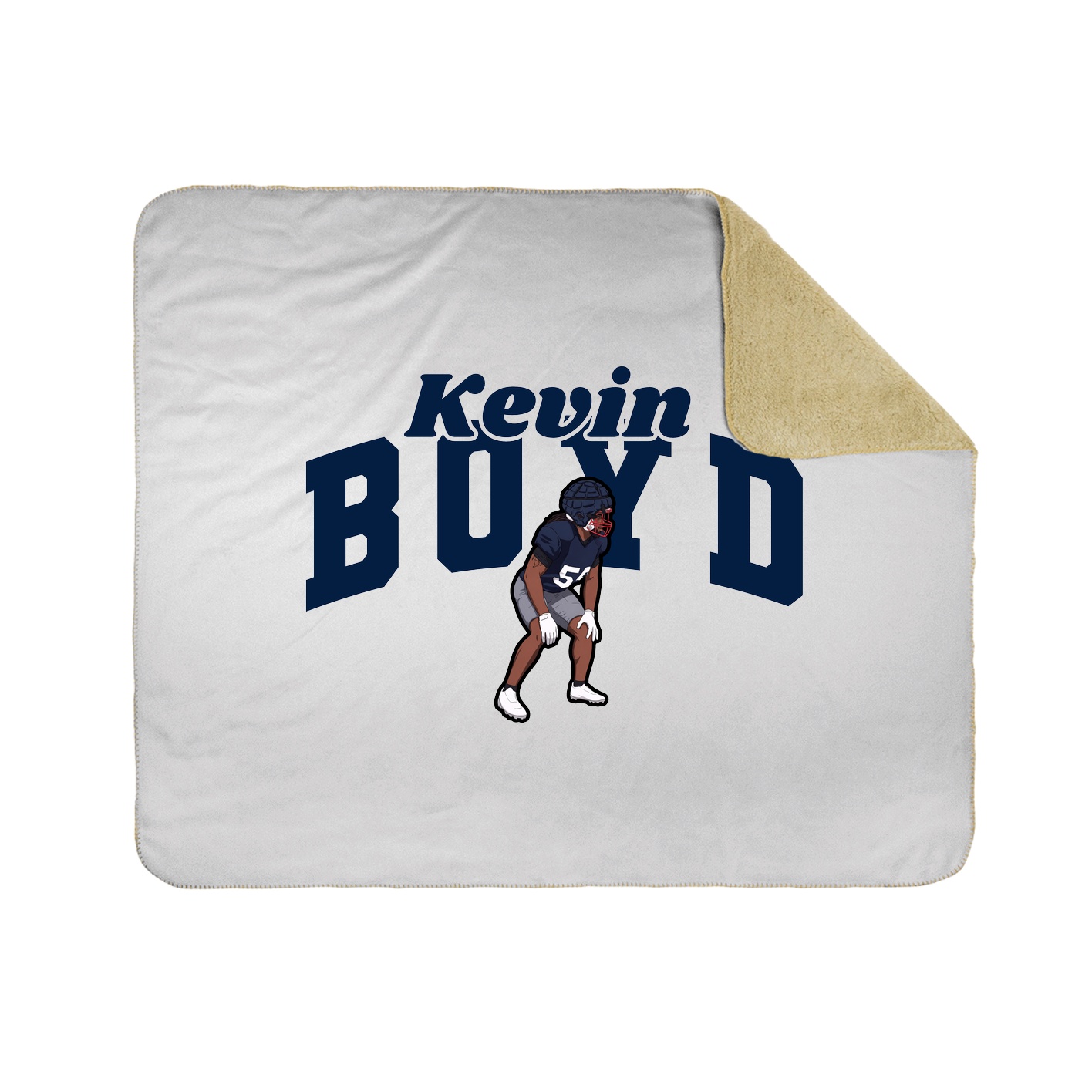 Throw Blanket — Signature Arch in White