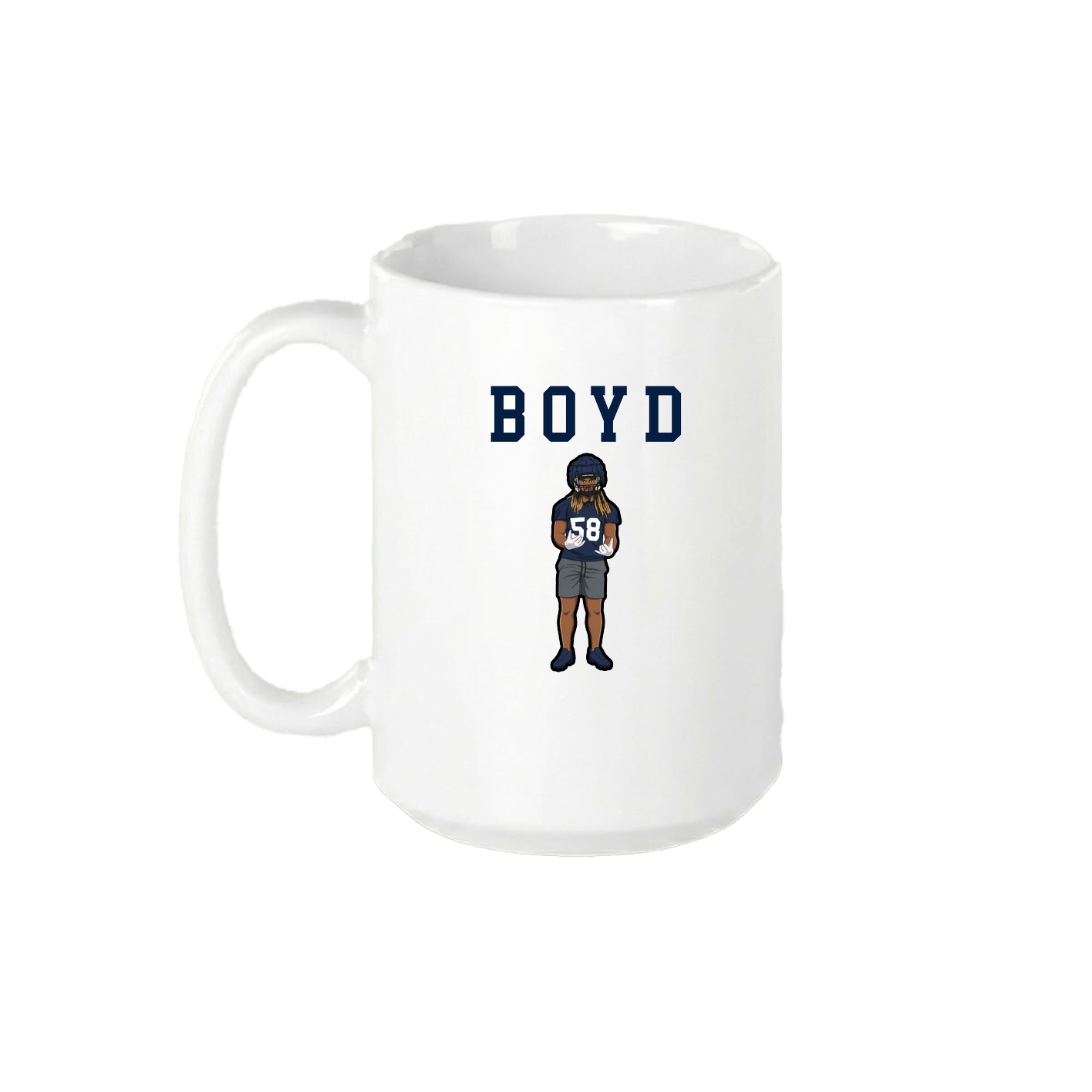 15oz Coffee Mug — Shirsey in White