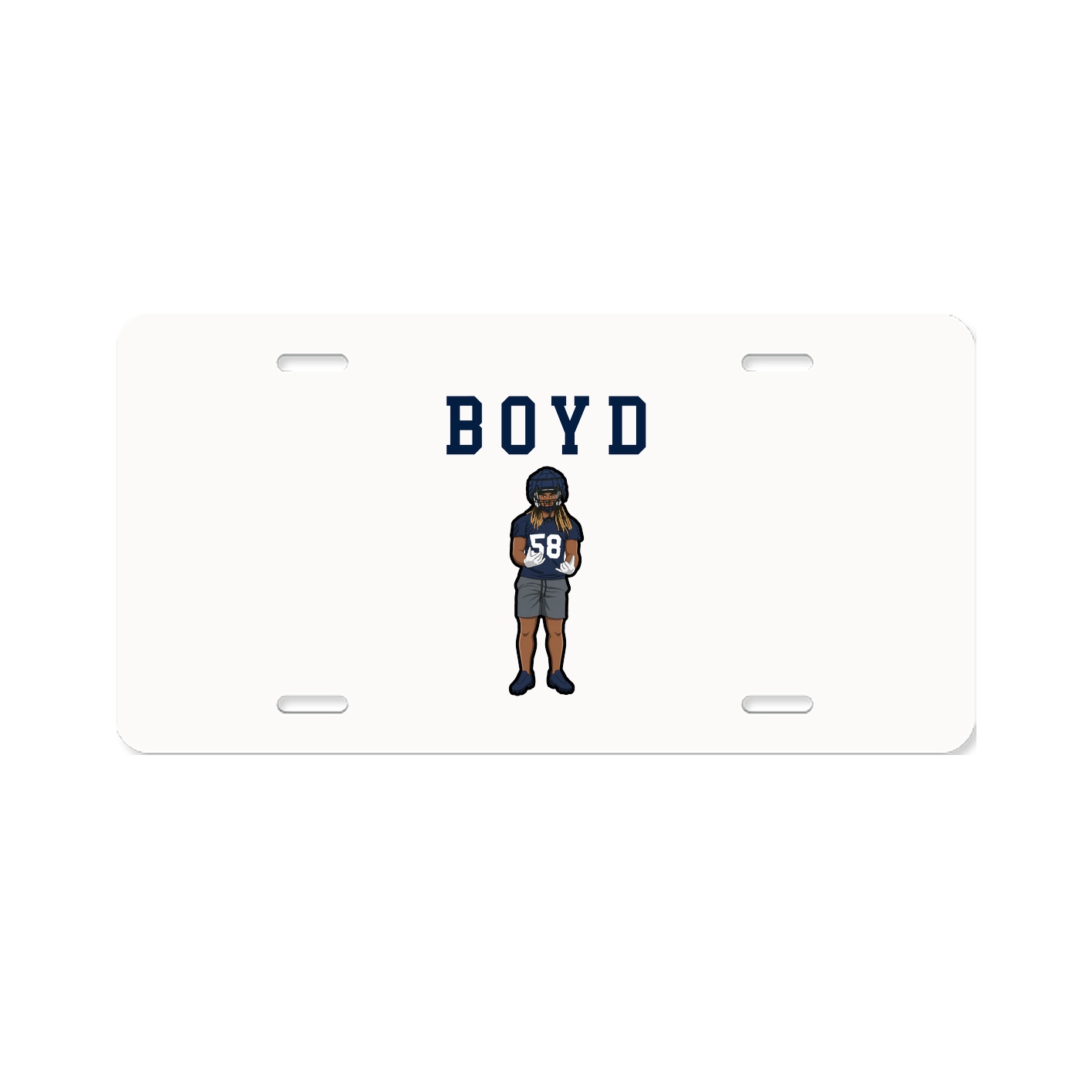 License Plate — Shirsey in Classic