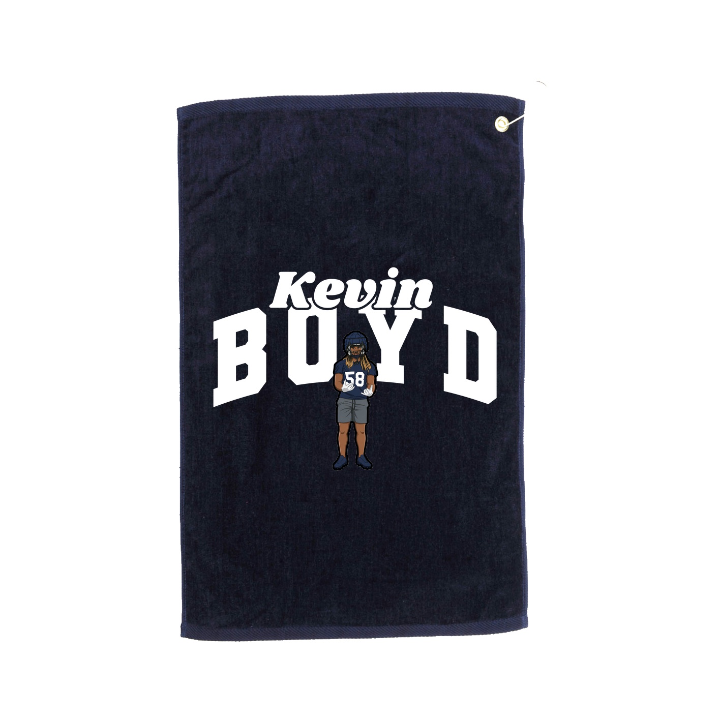 Golf Towel — Signature Arch in Navy