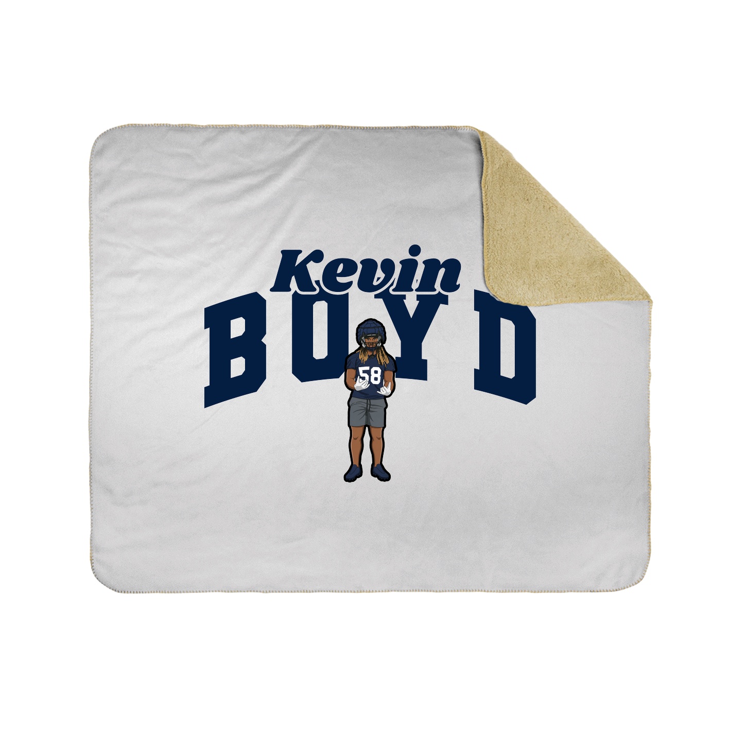 Throw Blanket — Signature Arch in White