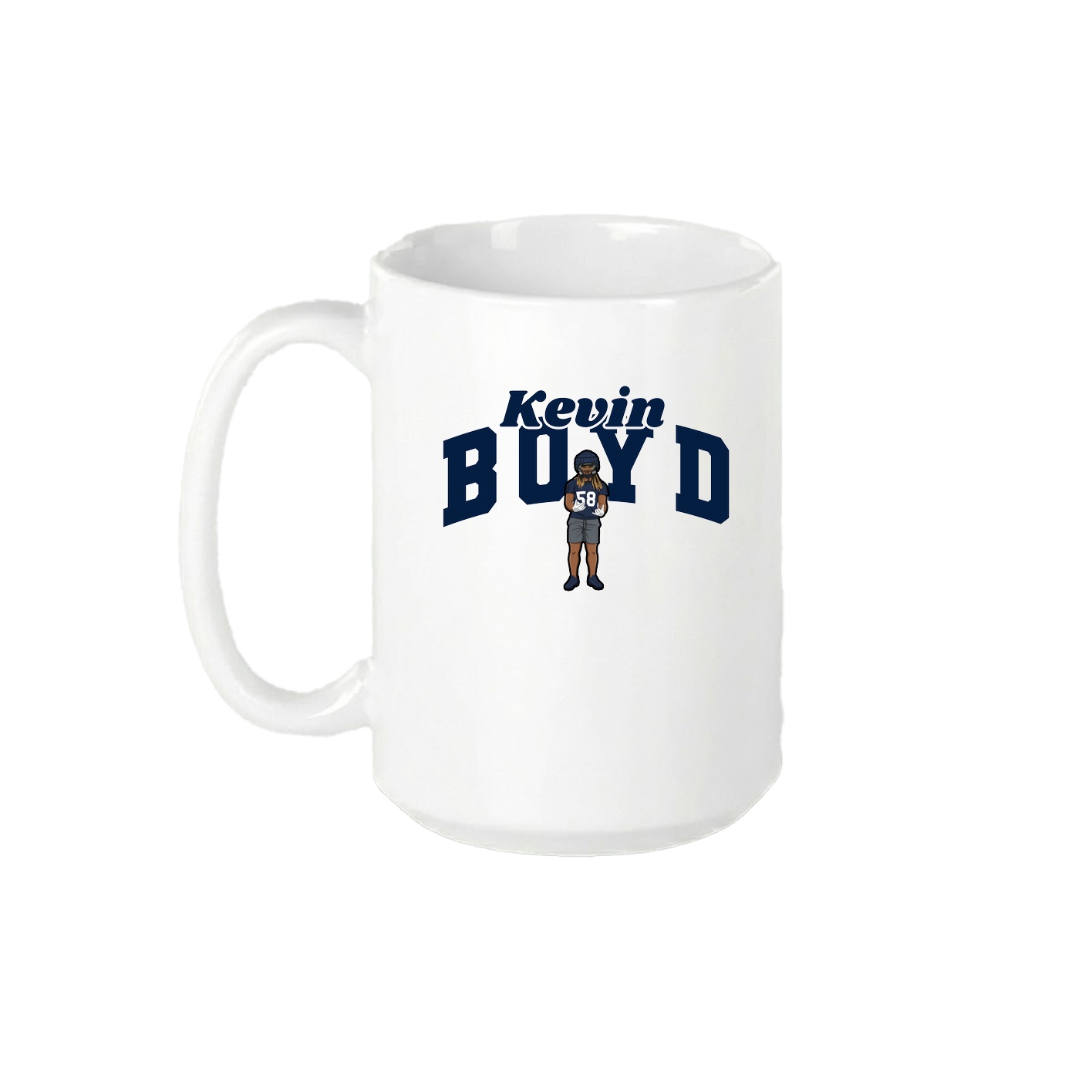 15oz Coffee Mug — Signature Arch in White