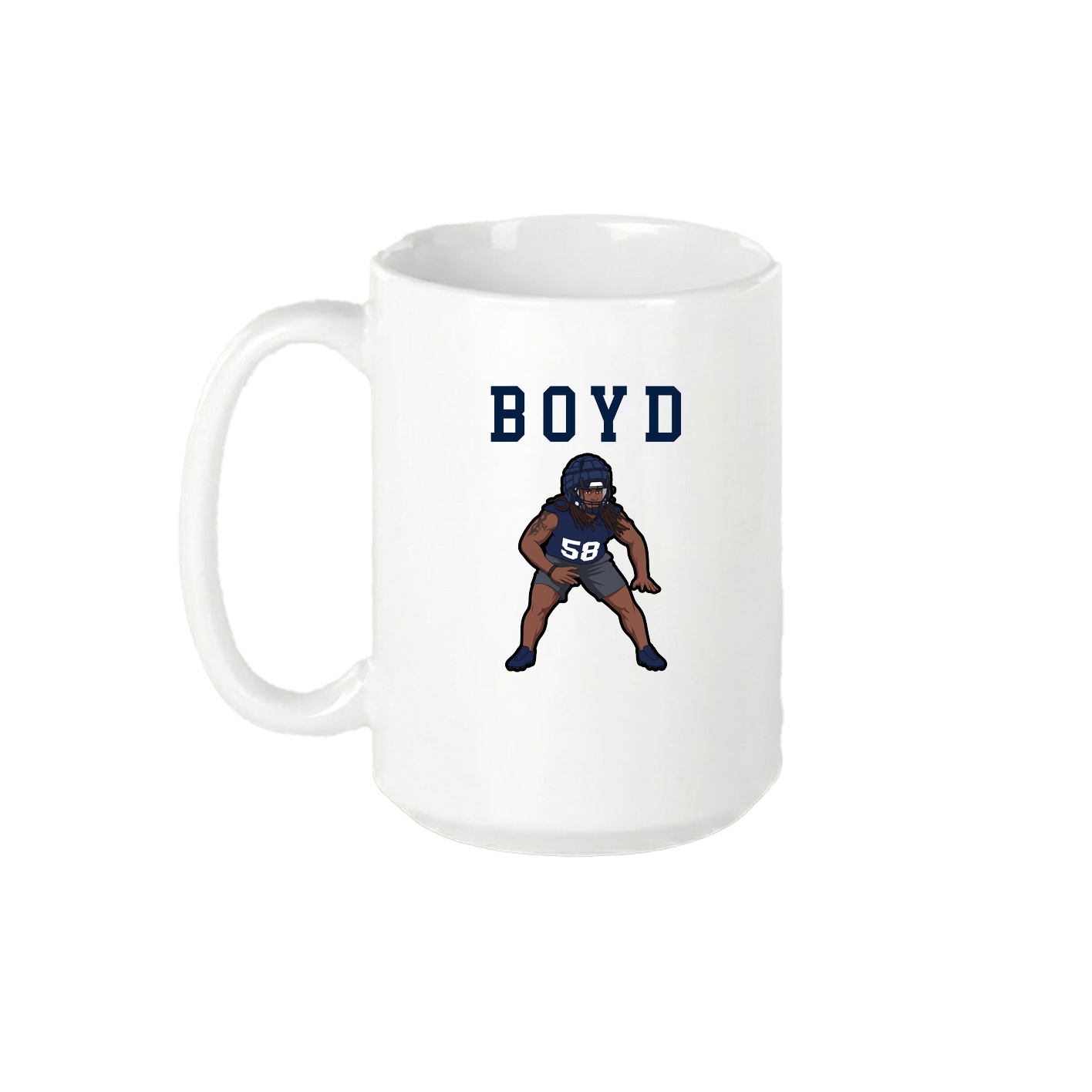 15oz Coffee Mug — Shirsey in White