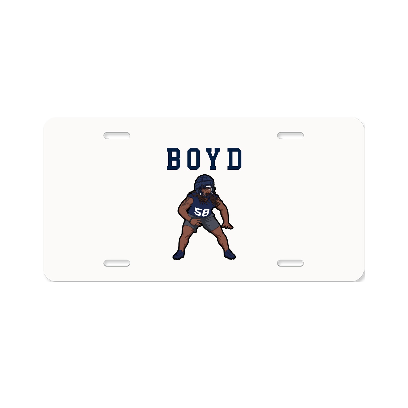 License Plate — Shirsey in Classic