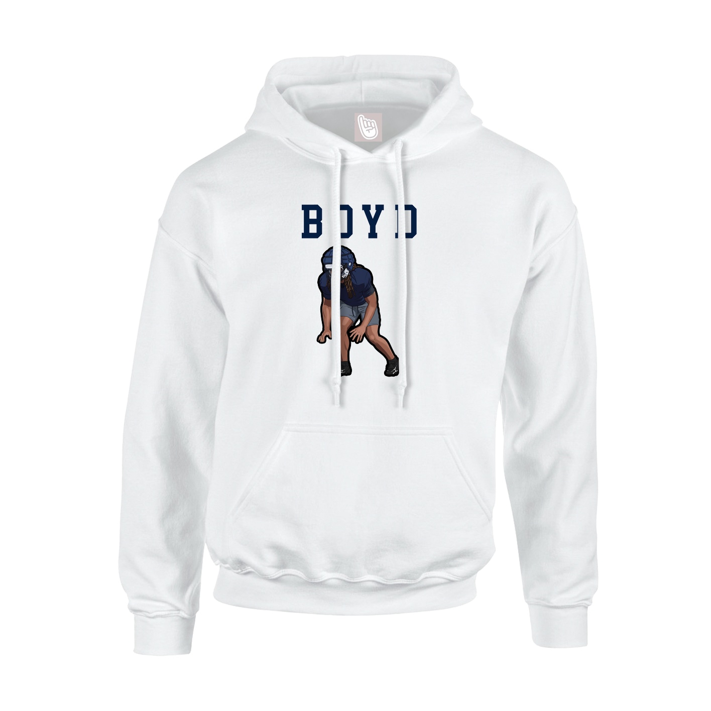 Hoodie — Shirsey in White