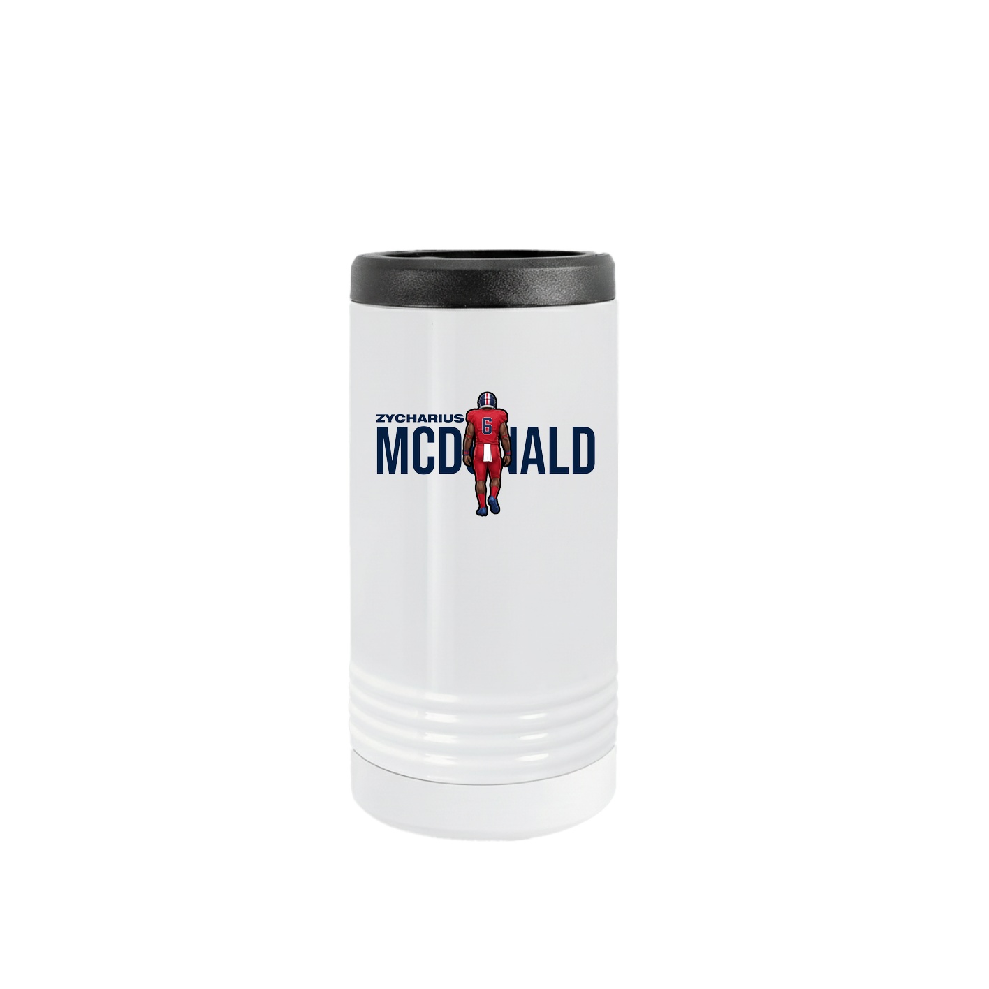 Slim Beverage Holder — Player Name in White