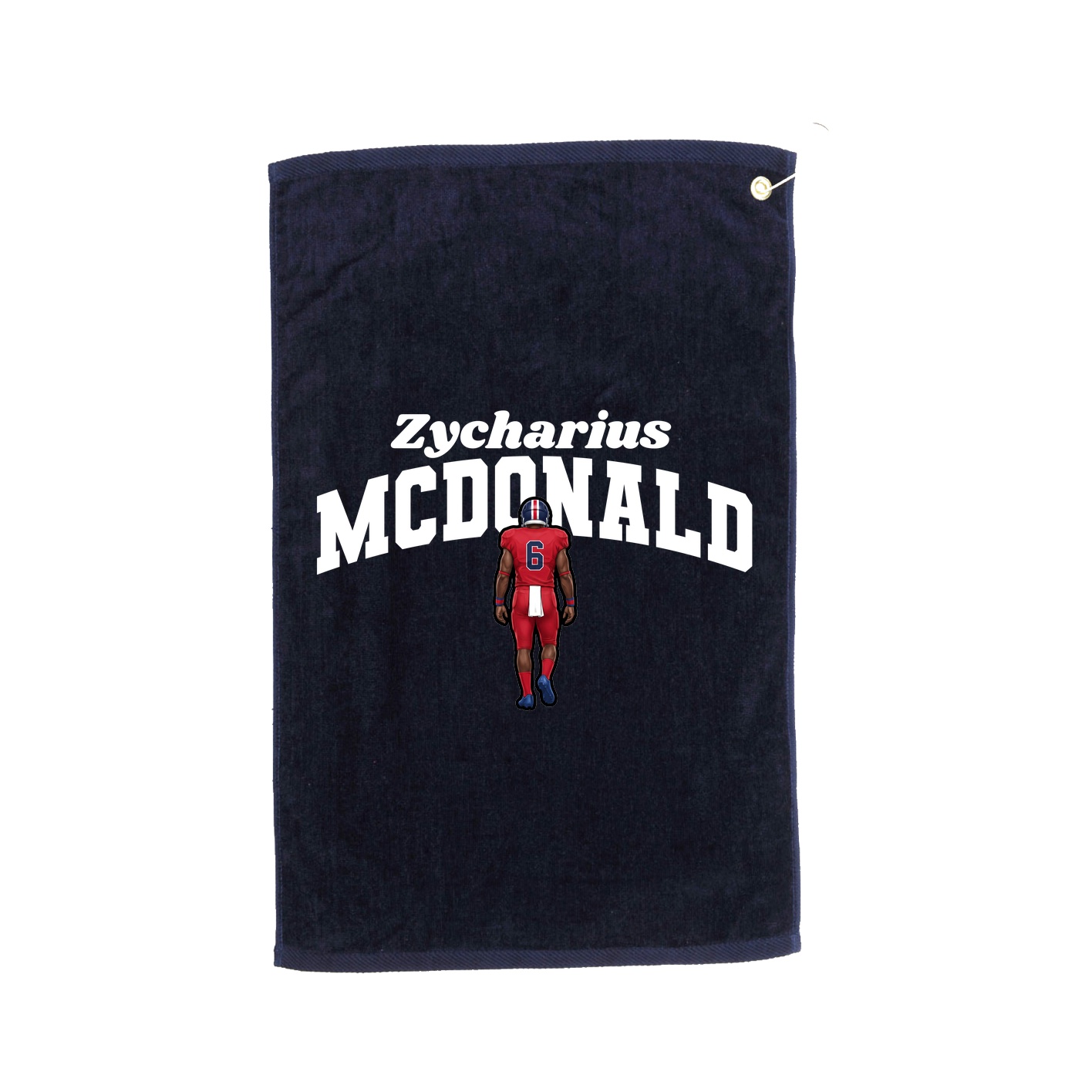 Golf Towel — Signature Arch in Navy