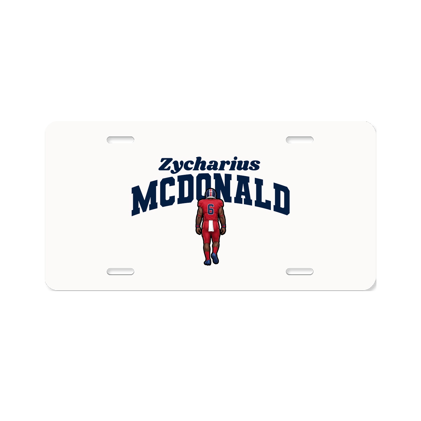 License Plate — Signature Arch in Classic