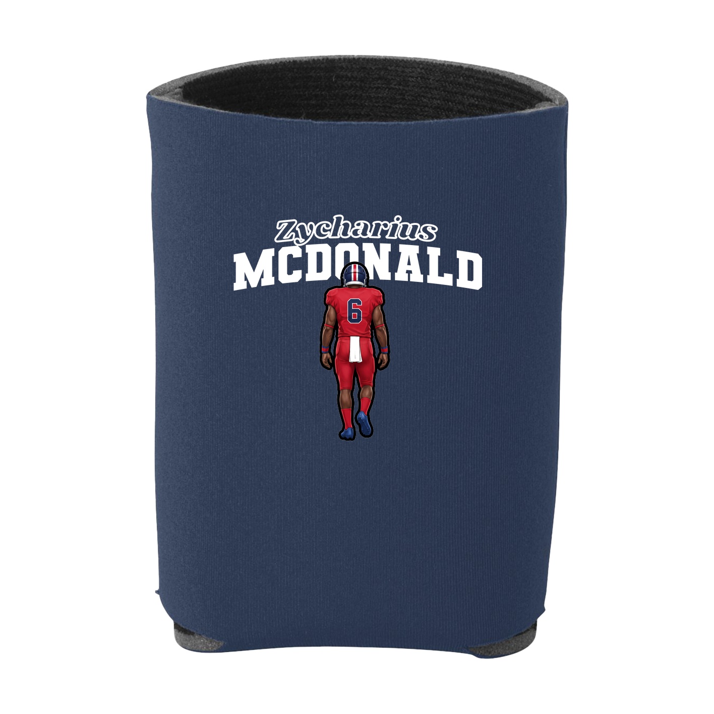 Can Holder — Name Arch in Navy