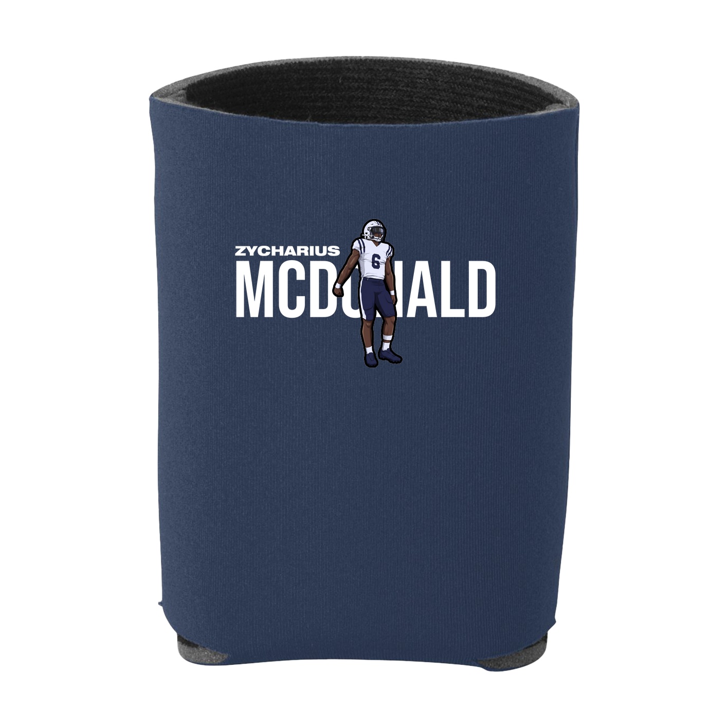Can Holder — Player Name in Navy