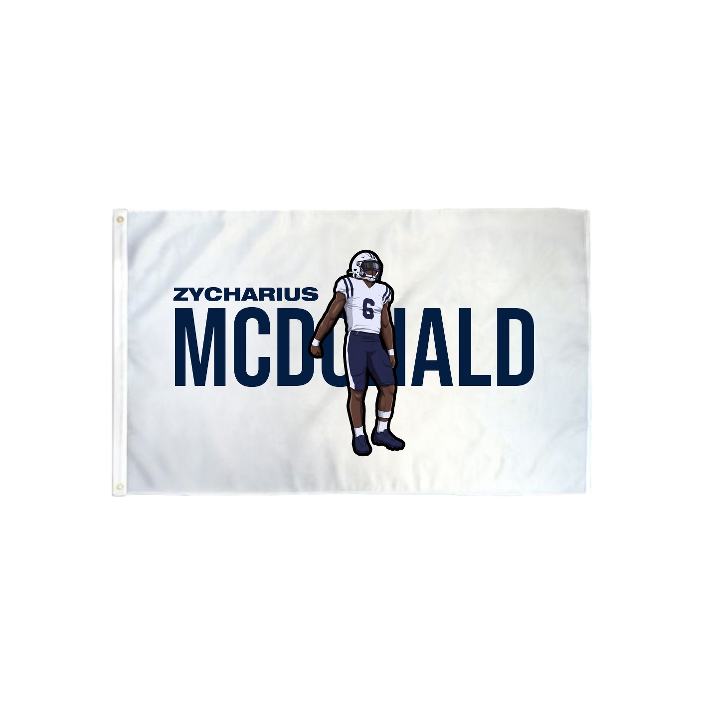 3x5 Flag — Player Name in Classic