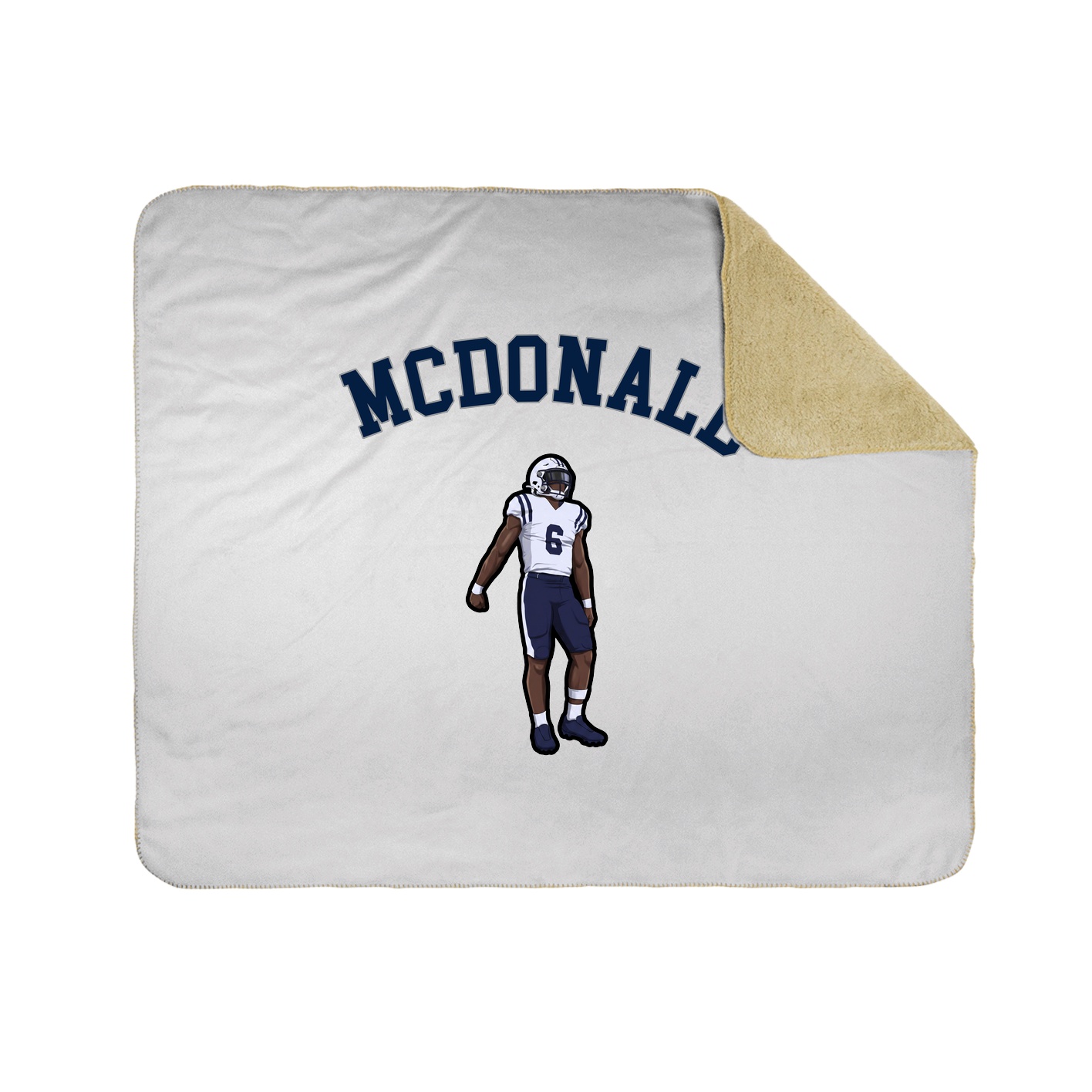 Throw Blanket — Shirsey Arch in White