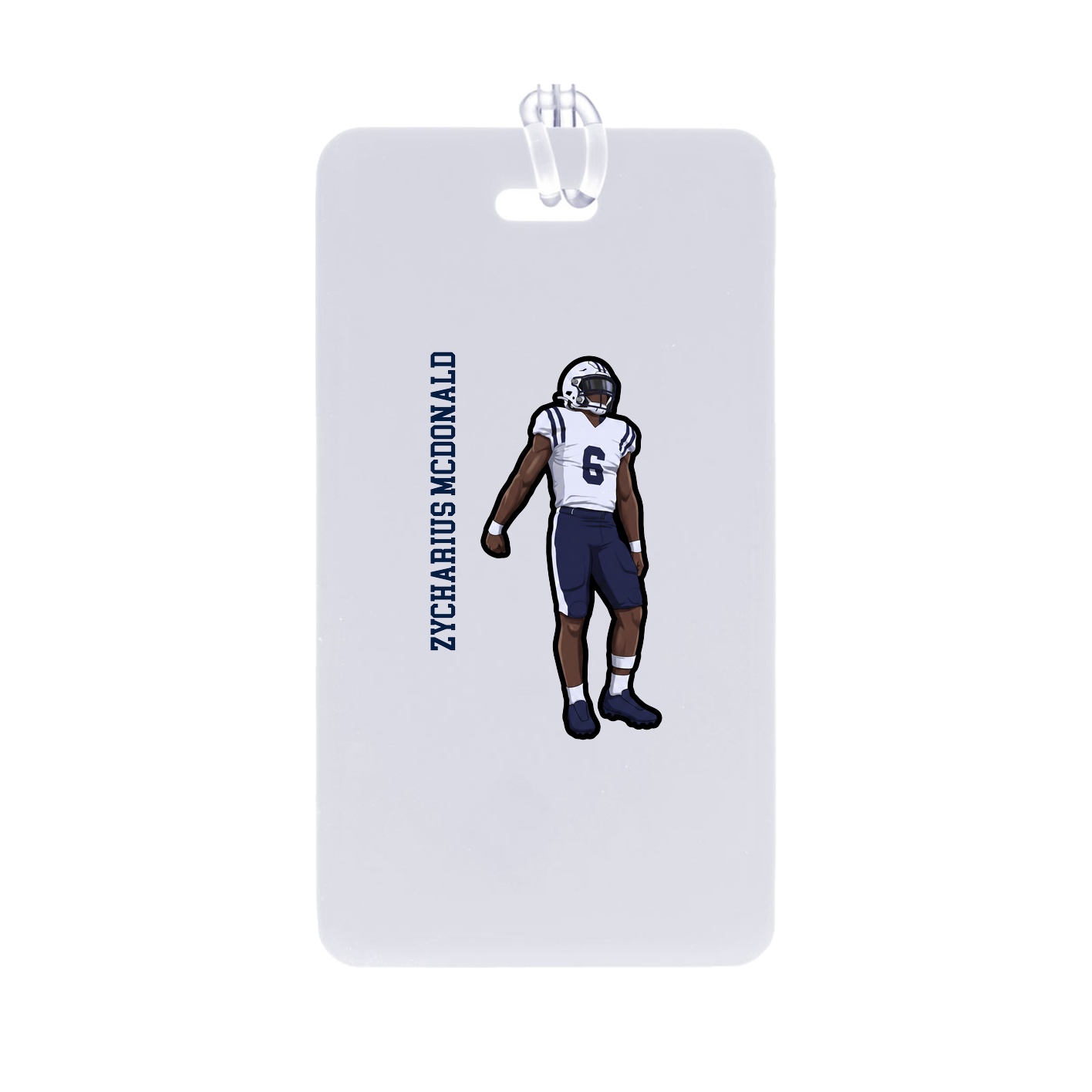 Bag Tag — Name Vertical in Classic