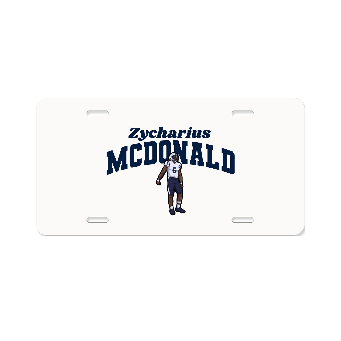 License Plate — Signature Arch in Classic