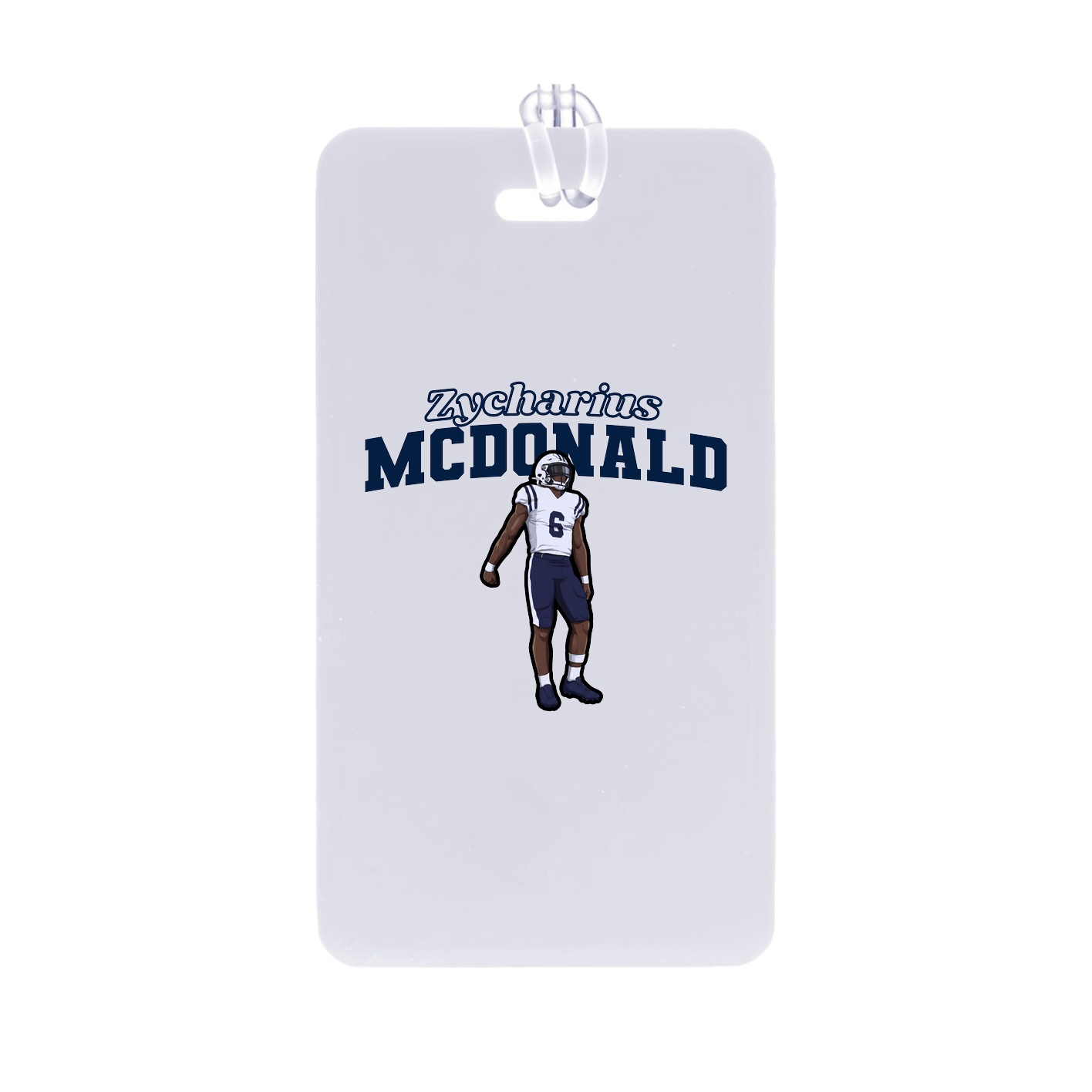 Bag Tag — Name Arch in Classic