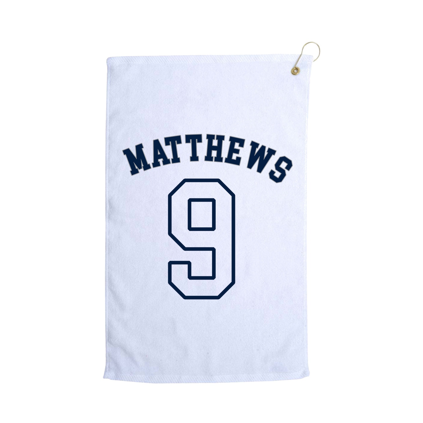Golf Towel — Shirsey Arch in White