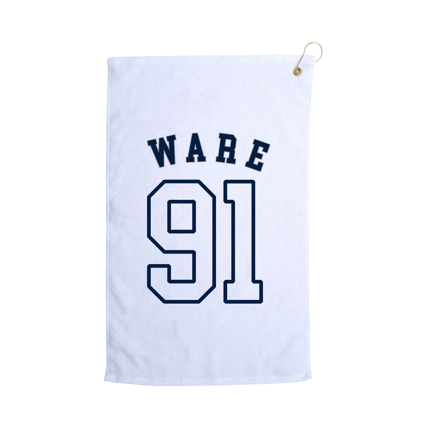 Golf Towel — Shirsey Arch in White