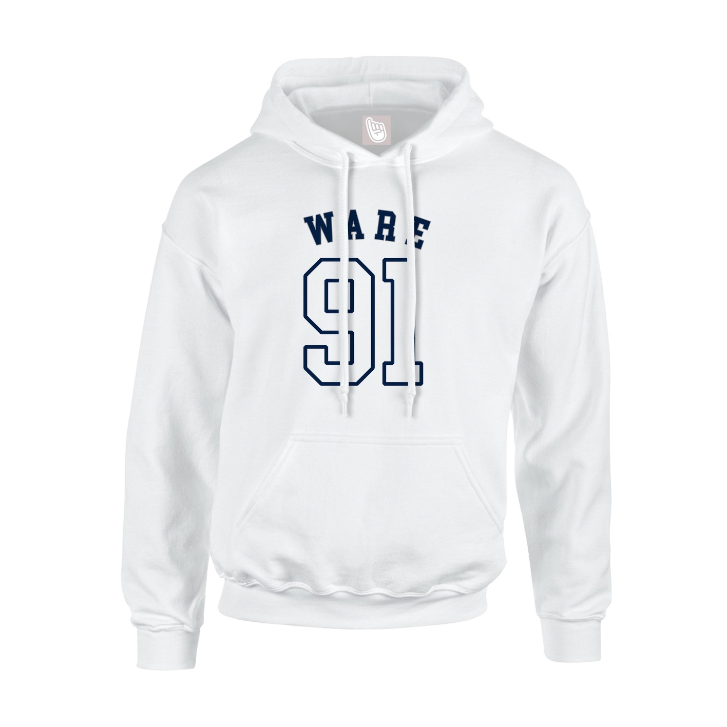 Hoodie — Shirsey Arch in White