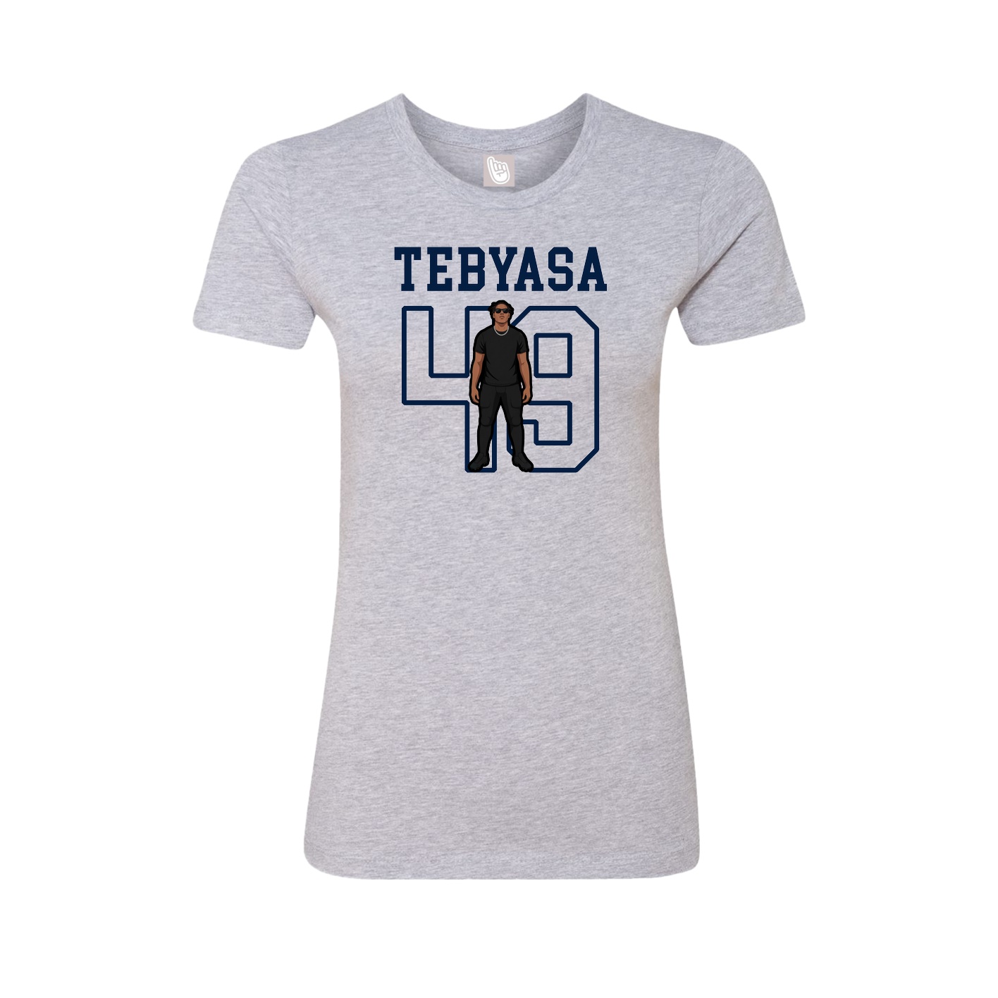 Fitted Women's Tee — Shirsey in Grey