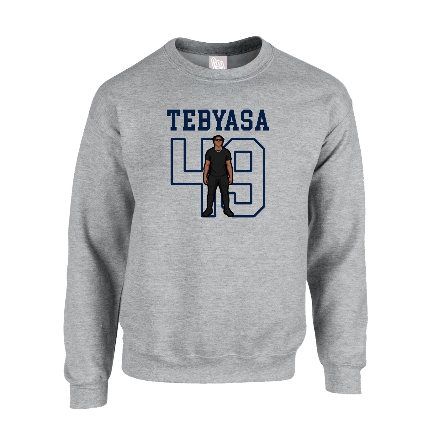 Fleece Crew — Shirsey in Grey