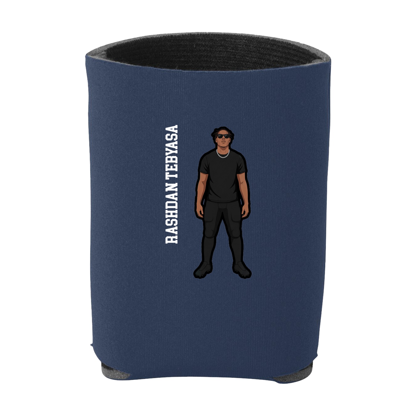 Can Holder — Name Vertical in Navy