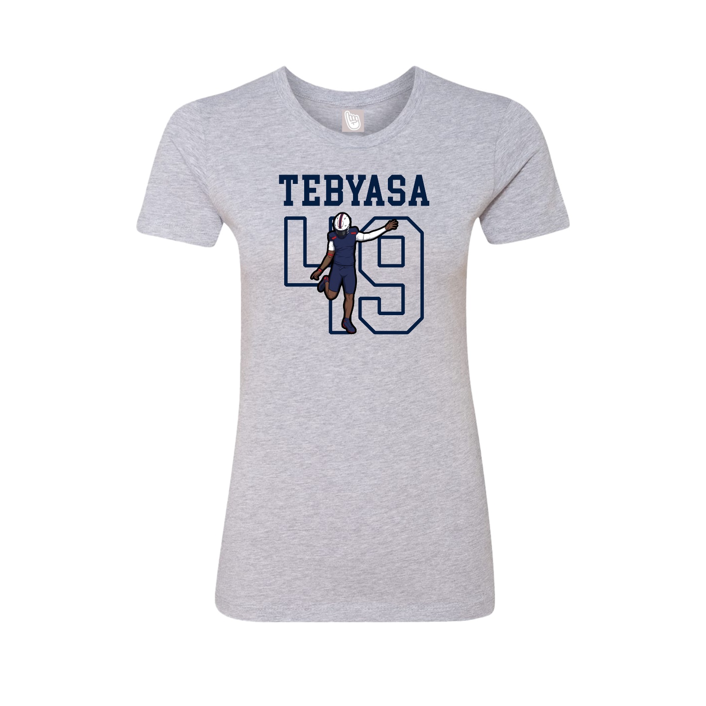 Fitted Women's Tee — Shirsey in Grey