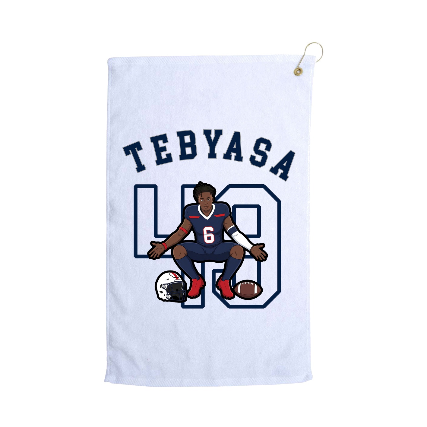 Golf Towel — Shirsey Arch in White
