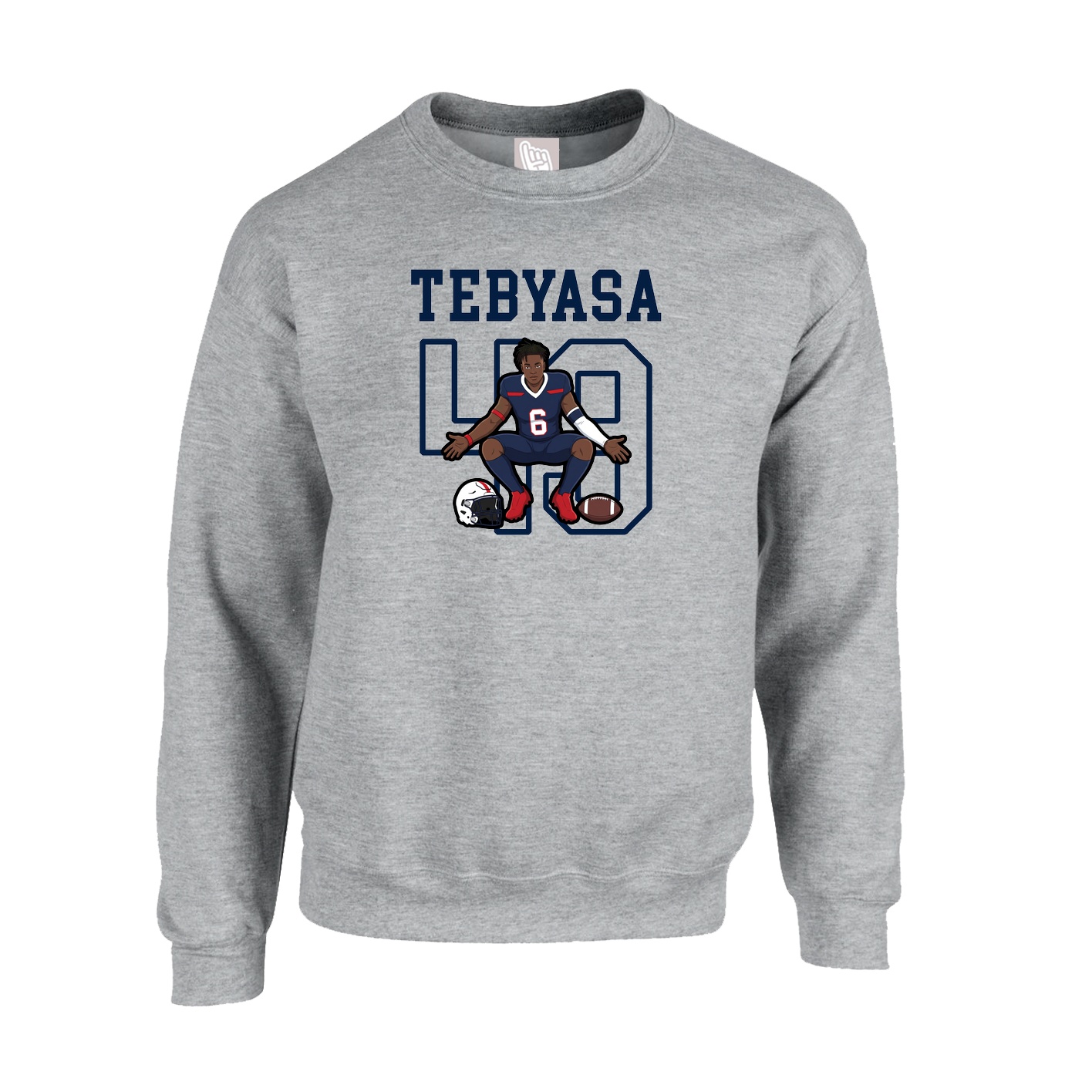 Fleece Crew — Shirsey in Grey