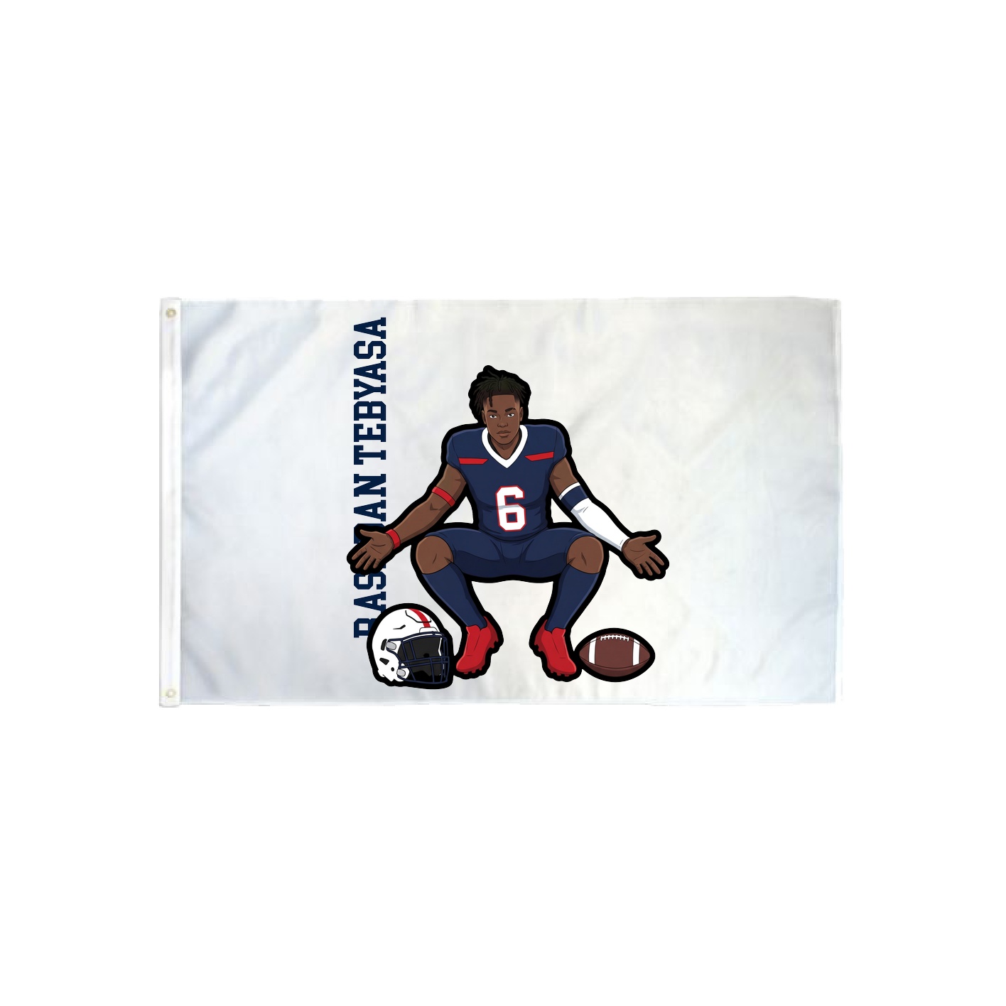 3x5 Flag — Name Vertical in Classic