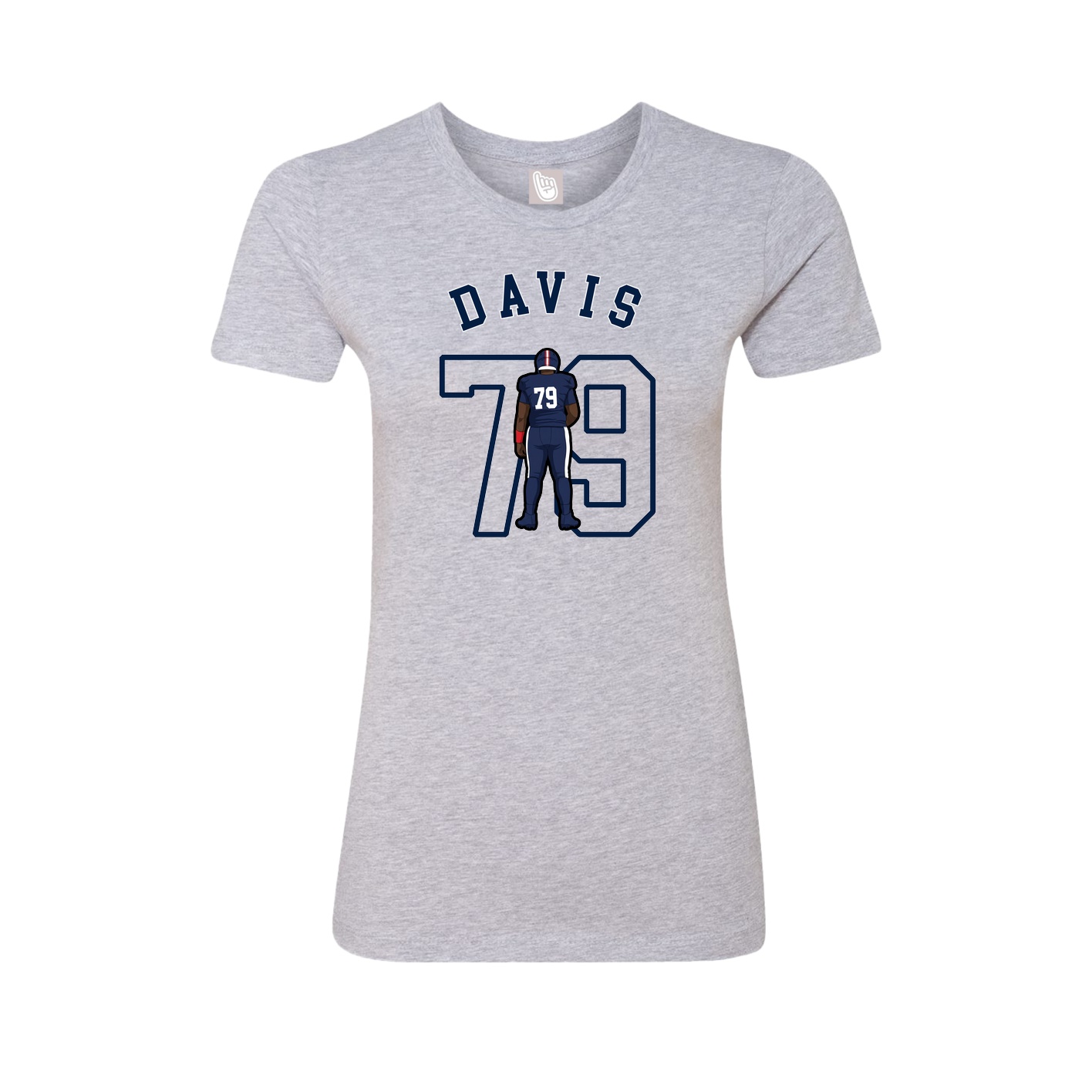 Fitted Women's Tee — Shirsey Arch in Grey