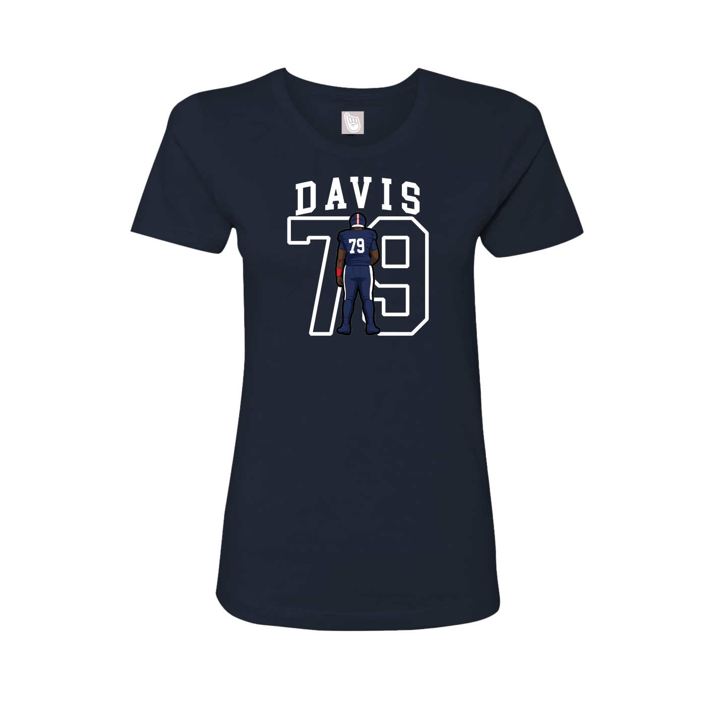 Fitted Women's Tee — Shirsey in Navy