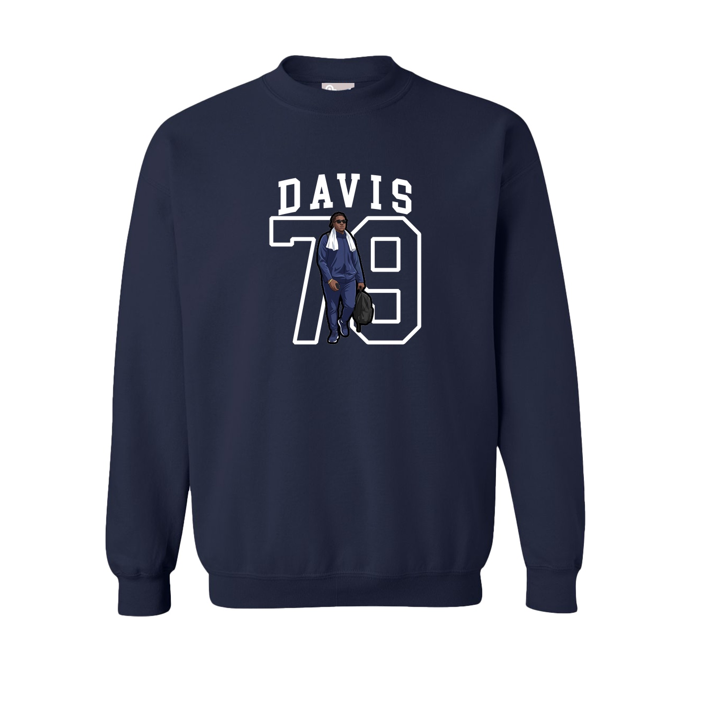 Fleece Crew — Shirsey in Navy