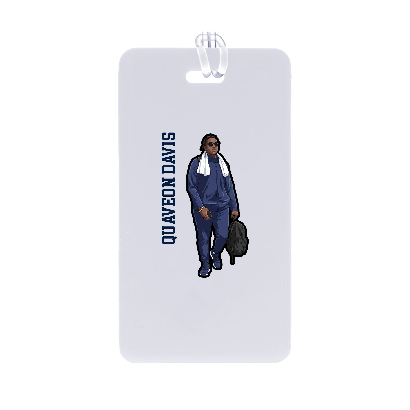 Bag Tag — Name Vertical in Classic