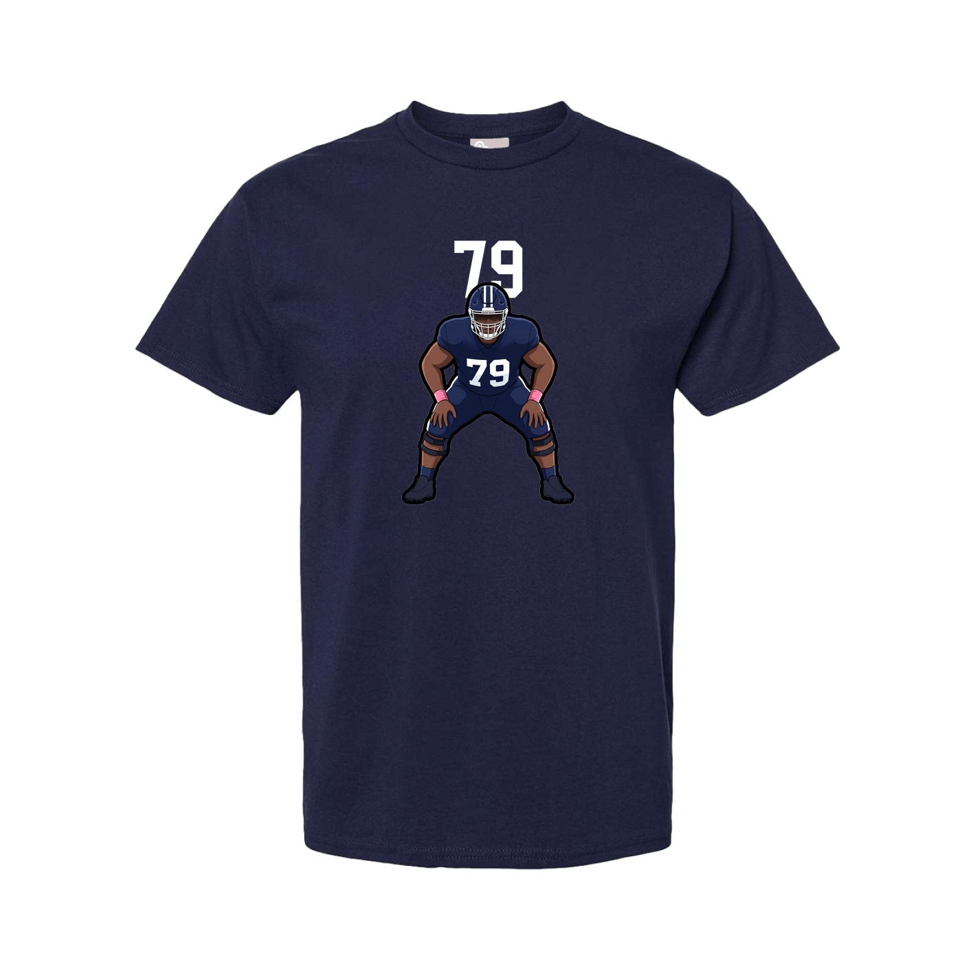 Tee — Number Top in Navy