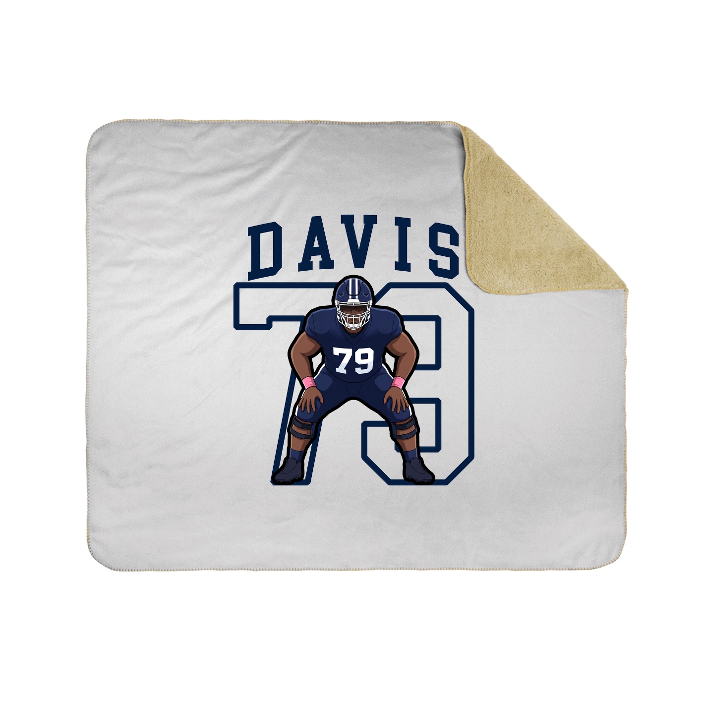 Throw Blanket — Shirsey in White