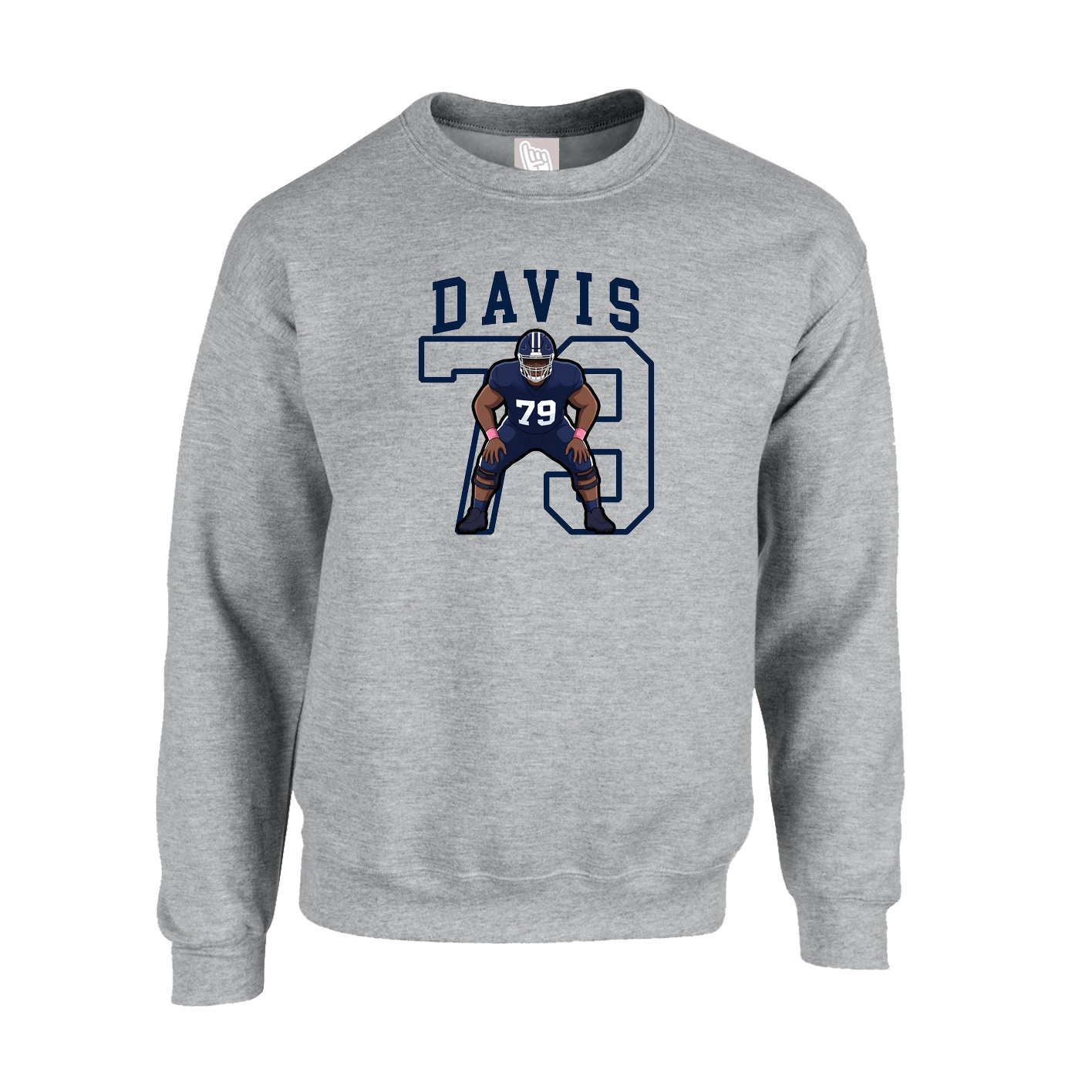 Fleece Crew — Shirsey in Grey