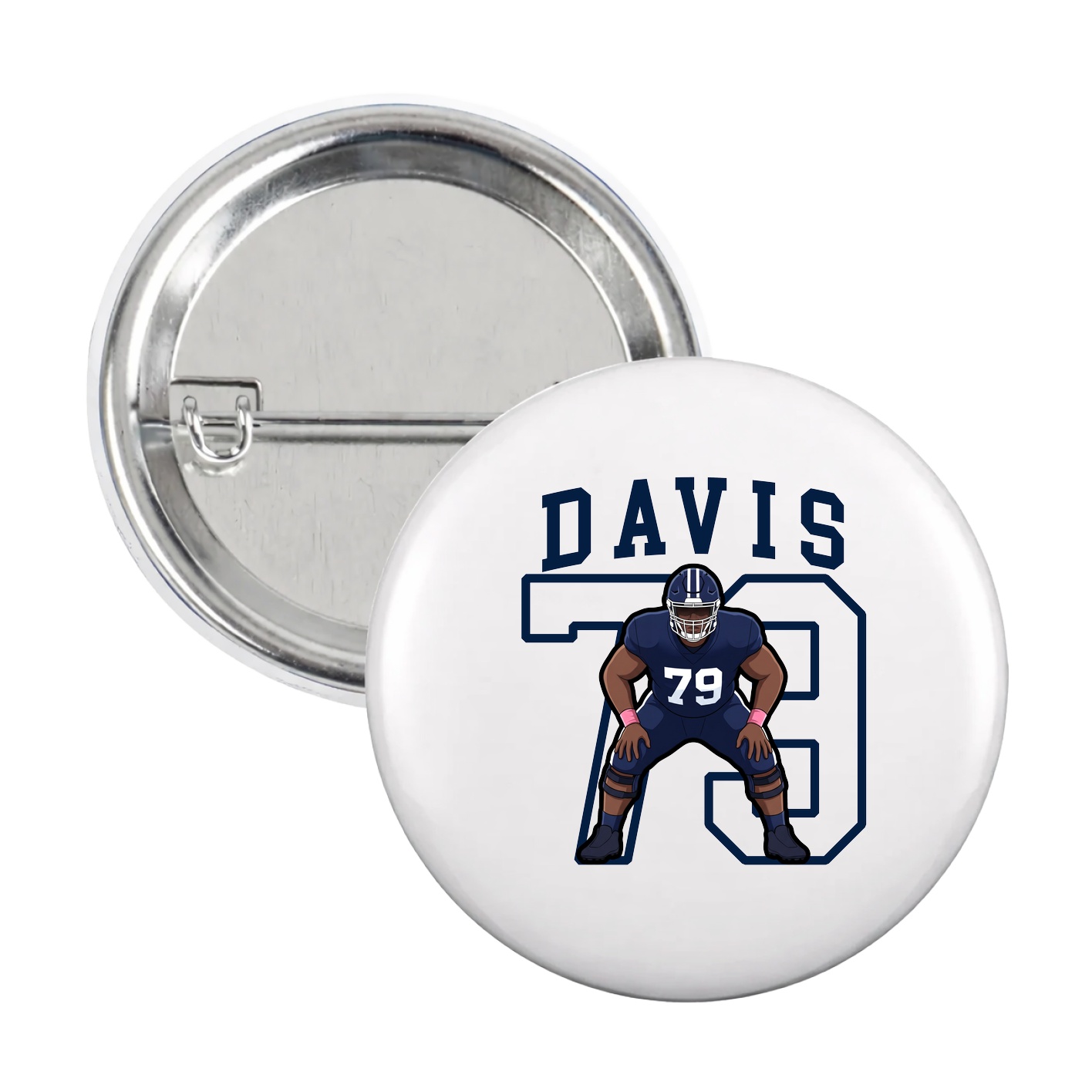 Game Day Button — Shirsey in White