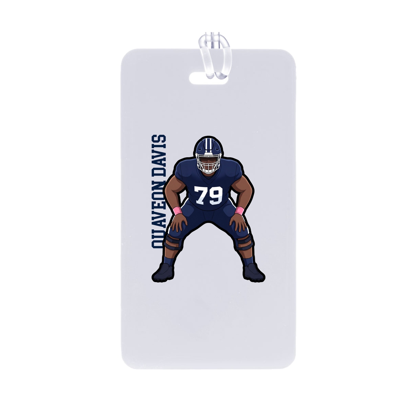 Bag Tag — Name Vertical in Classic