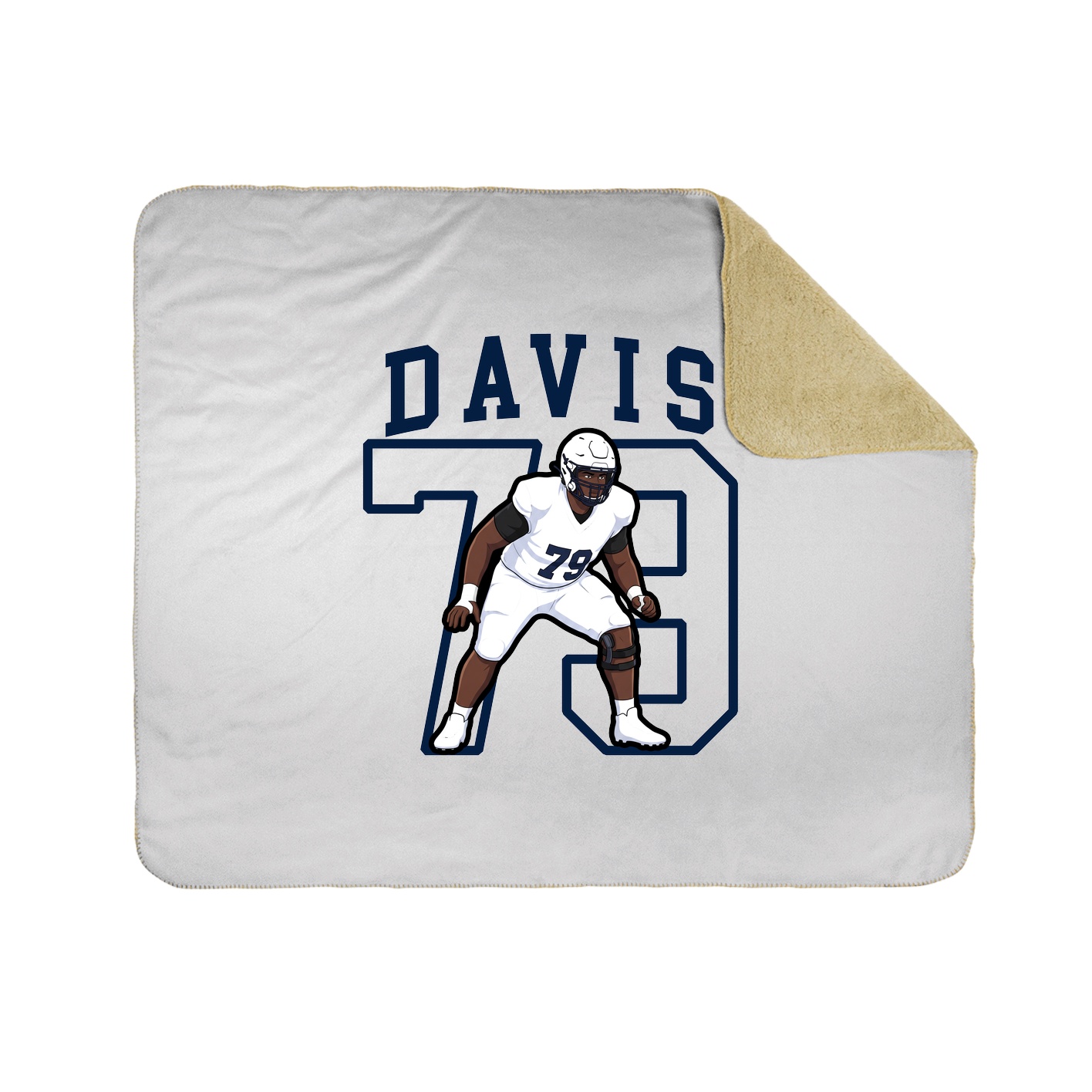 Throw Blanket — Shirsey in White