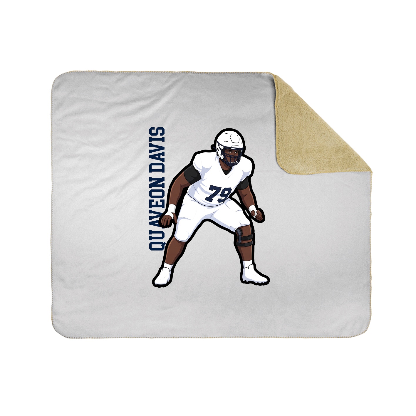 50x60 Sherpa Lined Throw Blanket