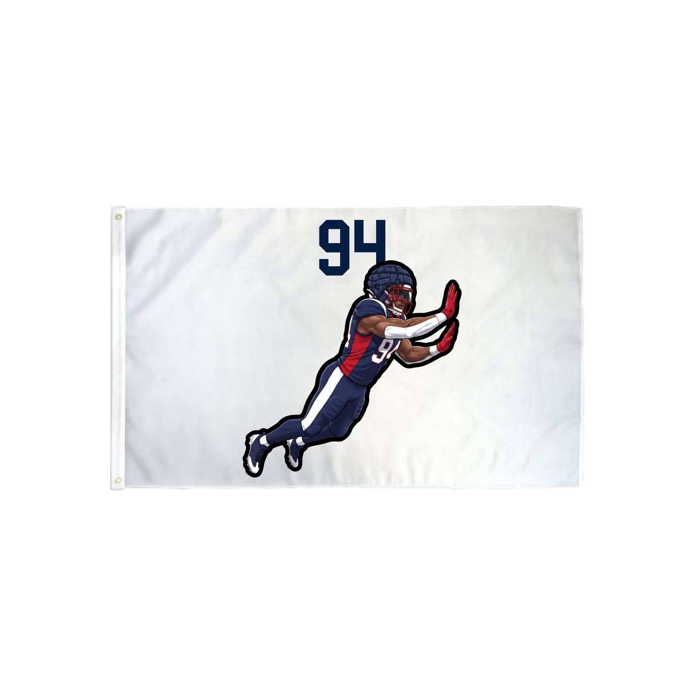 3x5 Flag — Number Top in Classic