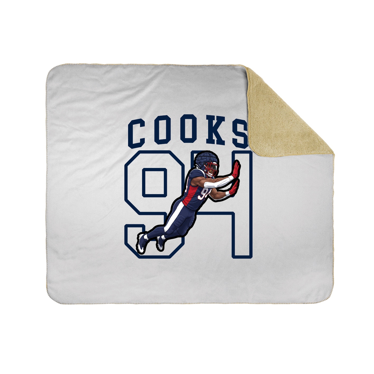 50x60 Sherpa Lined Throw Blanket