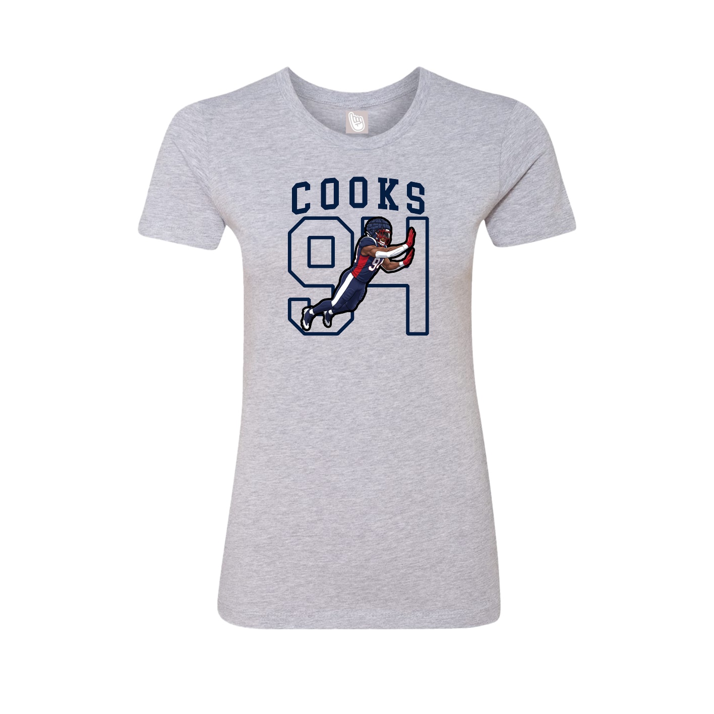 Fitted Women's Tee — Shirsey in Grey